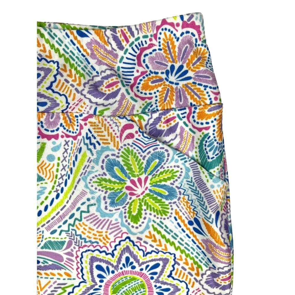 B Skinz Club House Women's Floral Activewear Pull-on Golf Skort Size XS